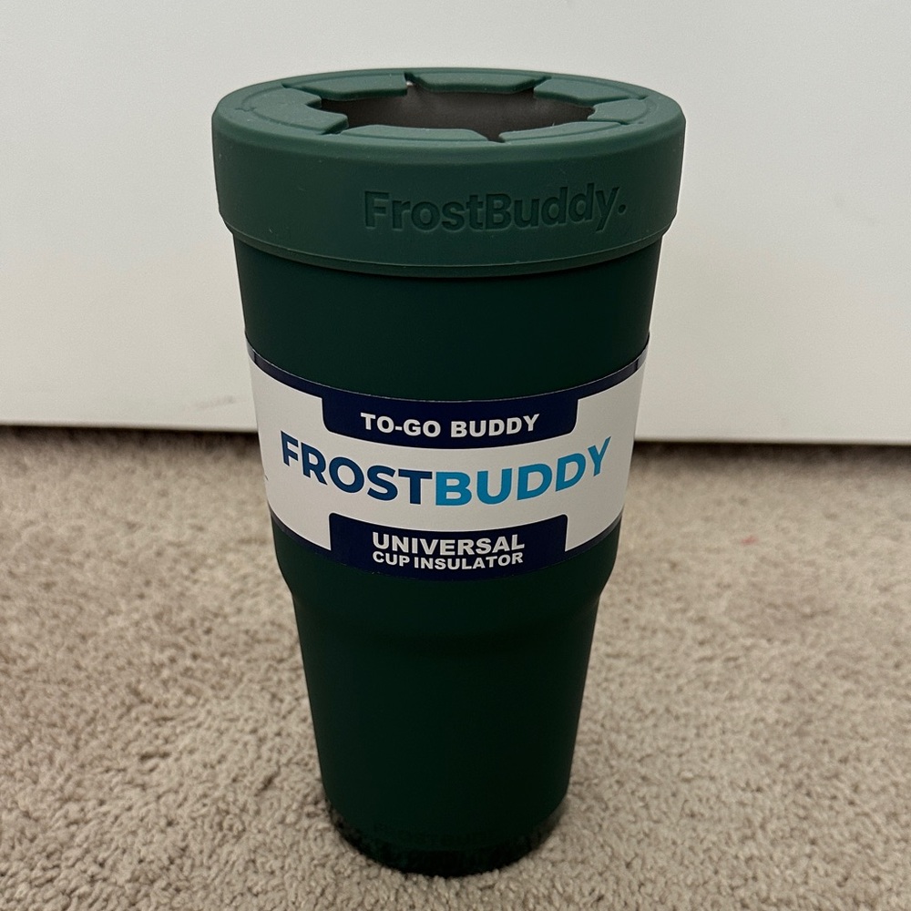 FrostBuddy To-Go Insulated Travel Tumbler - Dark Green - Picture 4 of 7